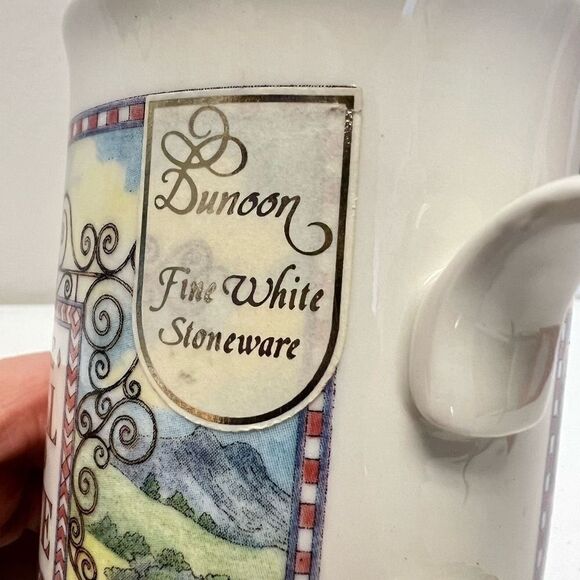 DUNOON Coffee Mug 4.25x3” Tavern Pub Bar The Bull And Gate Bone China Scotland - Picture 4 of 8